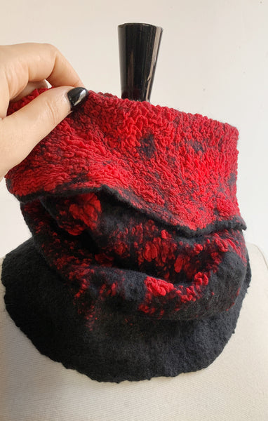 Red and Black Cowl