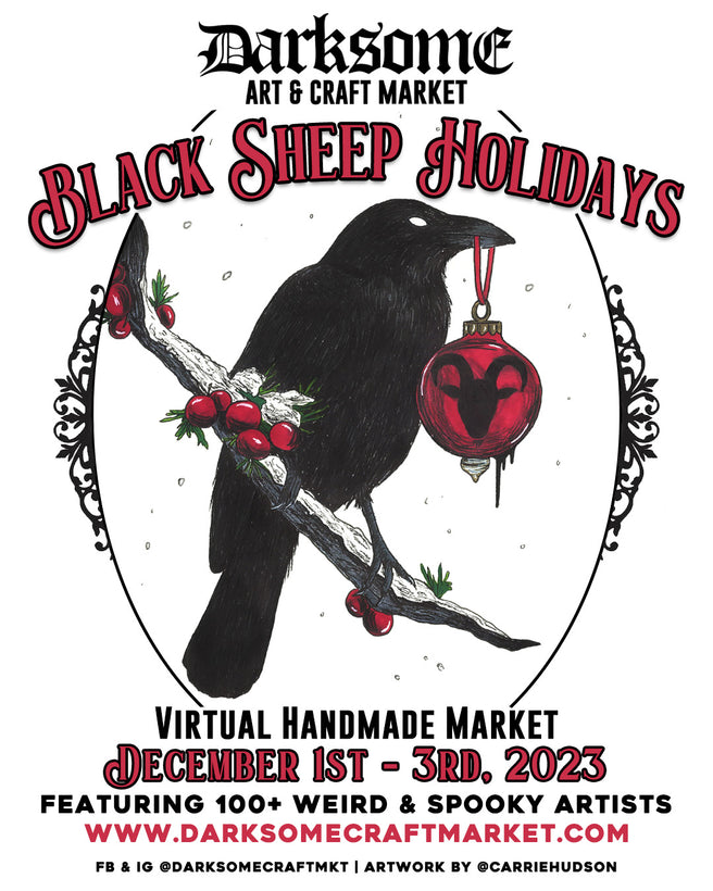 Darksome&#39;s Black Sheep Holiday Market 2023