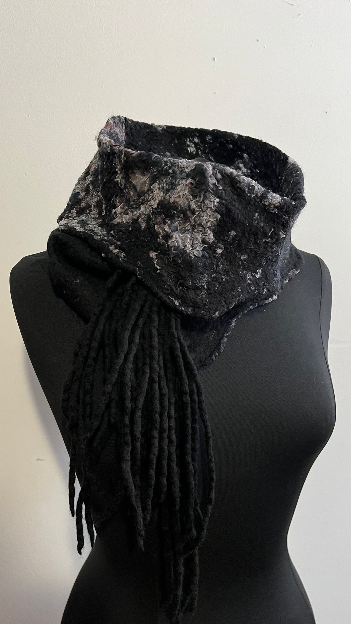 Oversized Cowl w/ Fringe