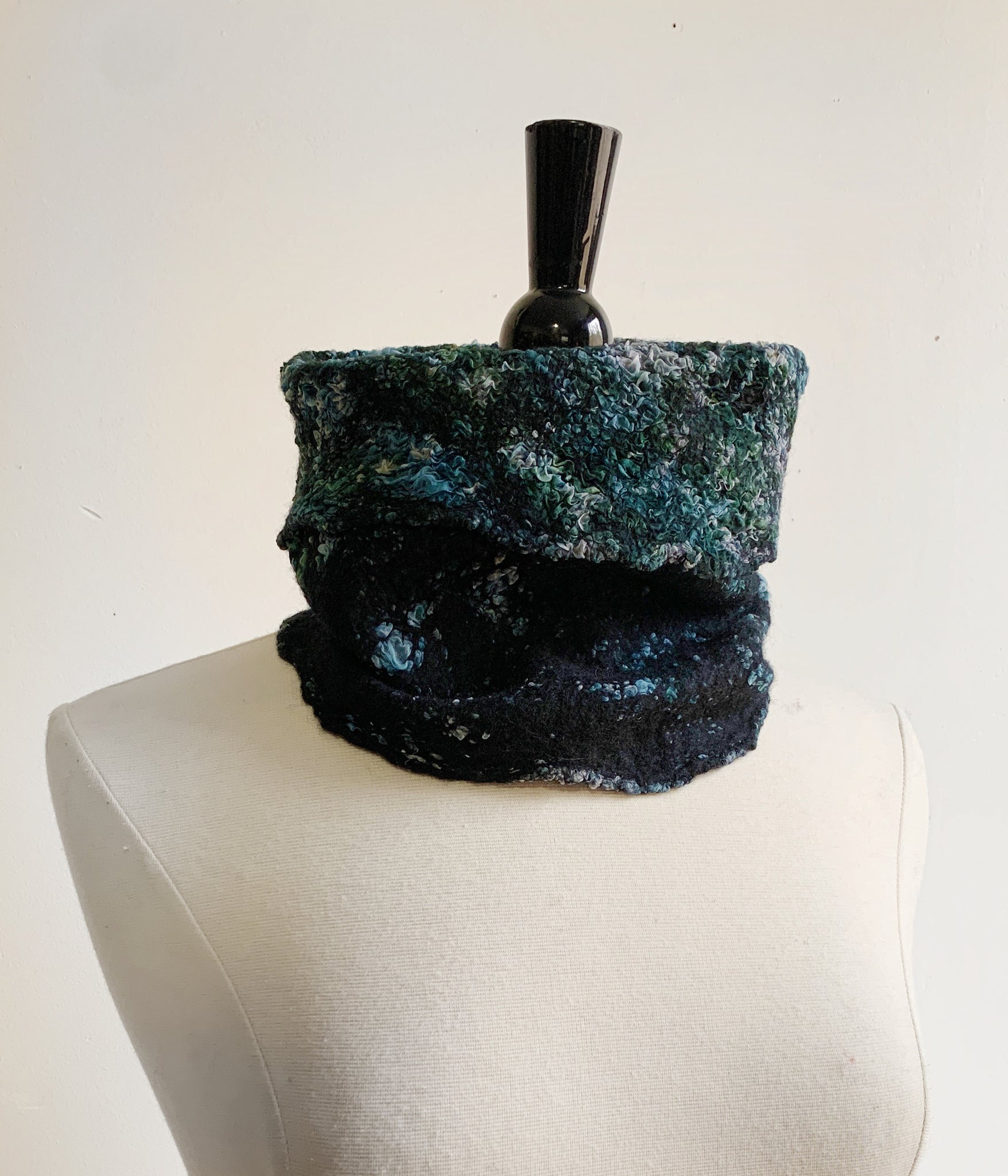 Cowl w/ Blues and Greens
