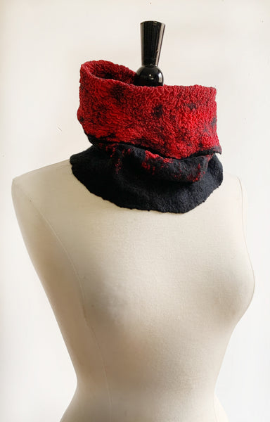 Red and Black Cowl